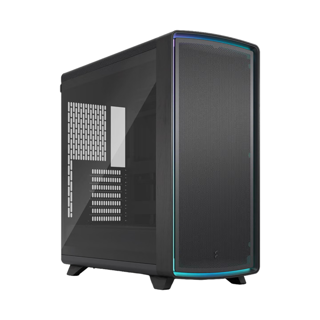 Fractal Summit Ambience Blackout TG Light Mid Tower Gaming Case - Black 